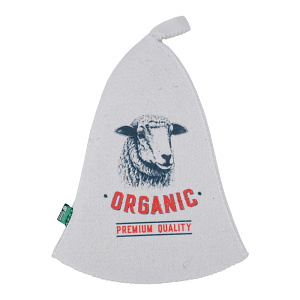 Шапка с ПРЕДСКАЗАНИЕМ для бани и сауны Organic premium quality Банные штучки, войлок, 1/20