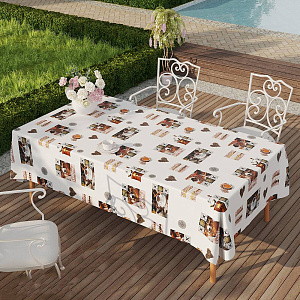 Клеенка TM HOZBAT DEKORAMA, DEKOR-LUX, на нетканной основе 1.4 * 20м GX-155A