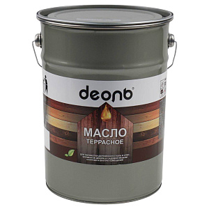 Масло деревозащитное террасное 4,5 л, Деоль, 1/2