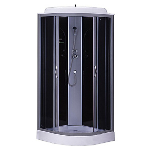 Душевая кабина 90*90*215см CS-6691 G, низ. поддон 13см, серый 1/1