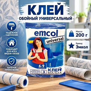 Клей обойный универсальный 200г Эмкол, 1/24