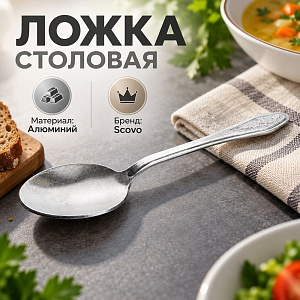 Ложка столовая МТ-021 алюм. , Демидово, 25/400