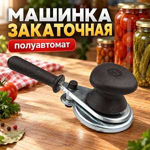 Машинка закаточная полуавтомат Виктория, оригинал, Россия, 1/24