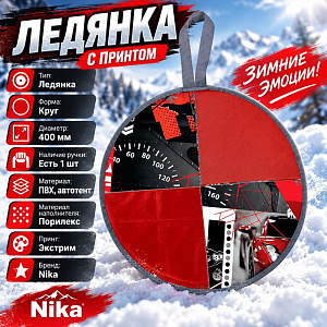 Ледянка с принтом Л40/Э Nika kids экстрим